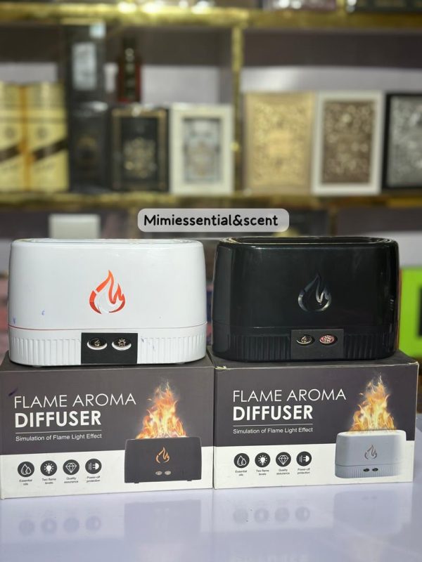 Flame aroma diffuser