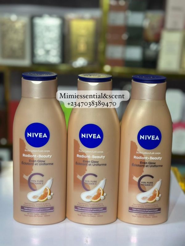 NIVEA RADIANT AND BEAUTY EVEN GLOW MOISTURIZING LOTION 400ML