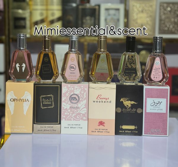 Assorted perfumes