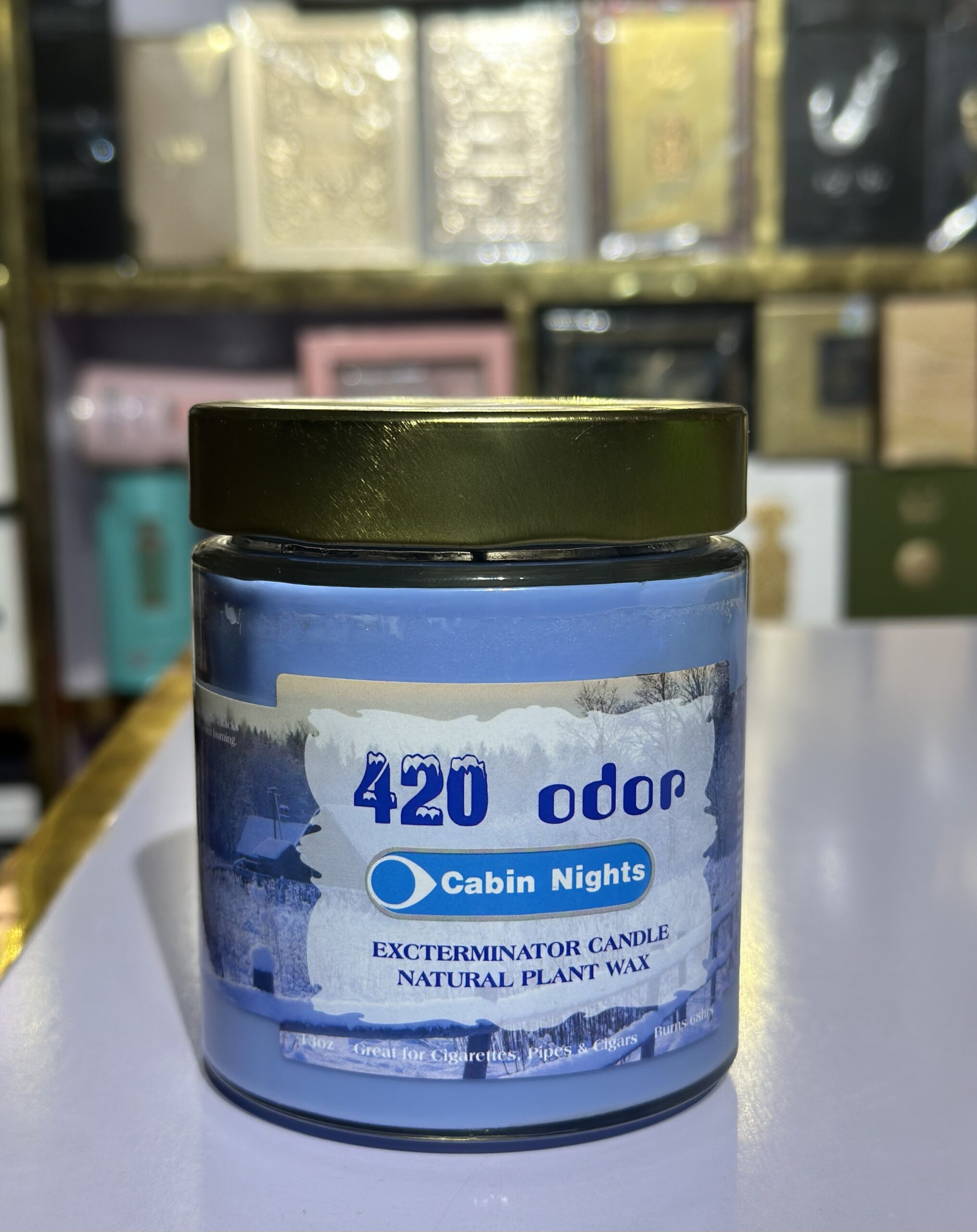 Smoke odor Exterminator candle 420 odor cabin nights 13oz