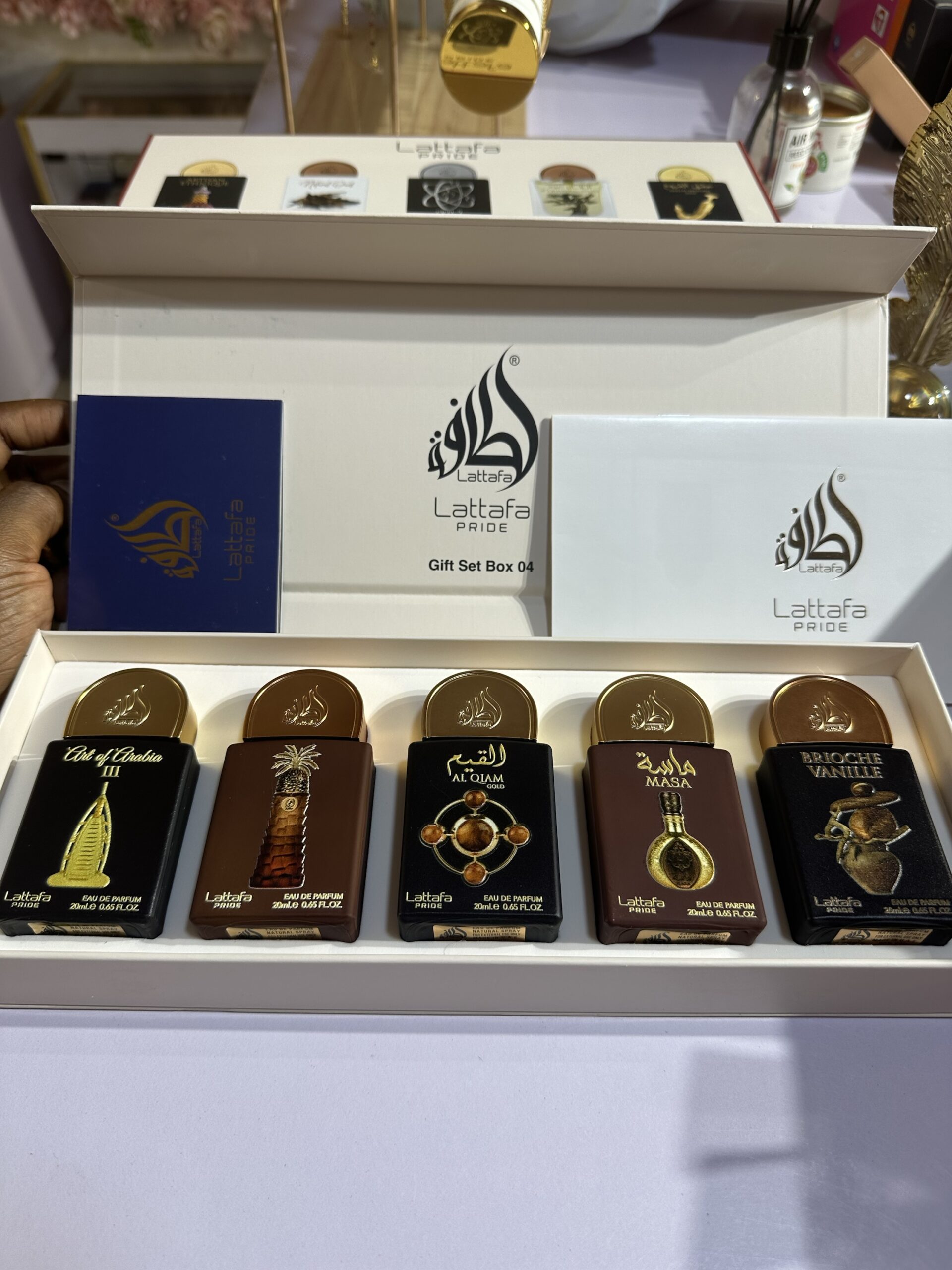 Lattafa Pride Collections No 4 EDP 5 Piece Gift Set 5 X 20ml